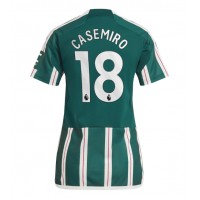 Ženski Nogometni dresi Manchester United Casemiro #18 Gostujoči 2023-24 Kratek Rokav